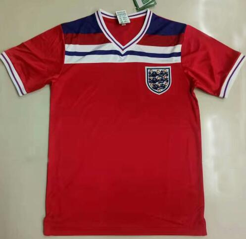 1982 England Retro Away Kit Soccer Jersey